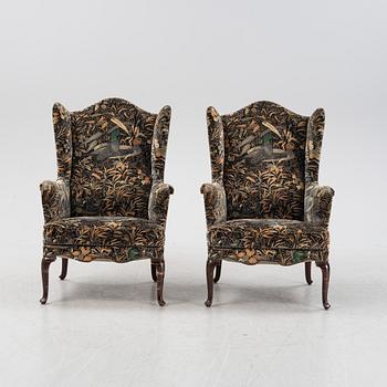 A pair of armchairs, first half of the first Century.