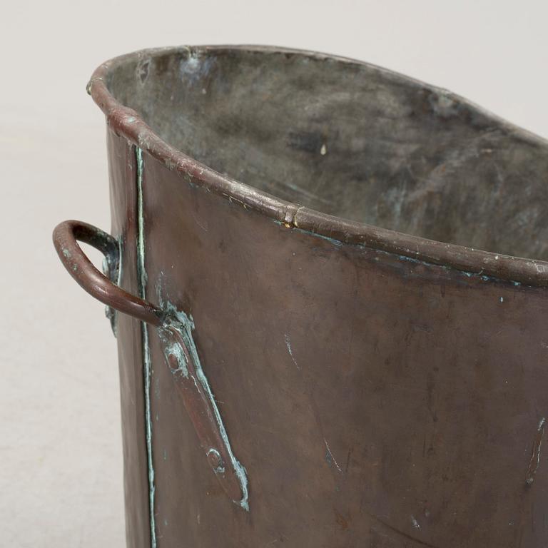 BADKAR, koppar, omkring år 1900.