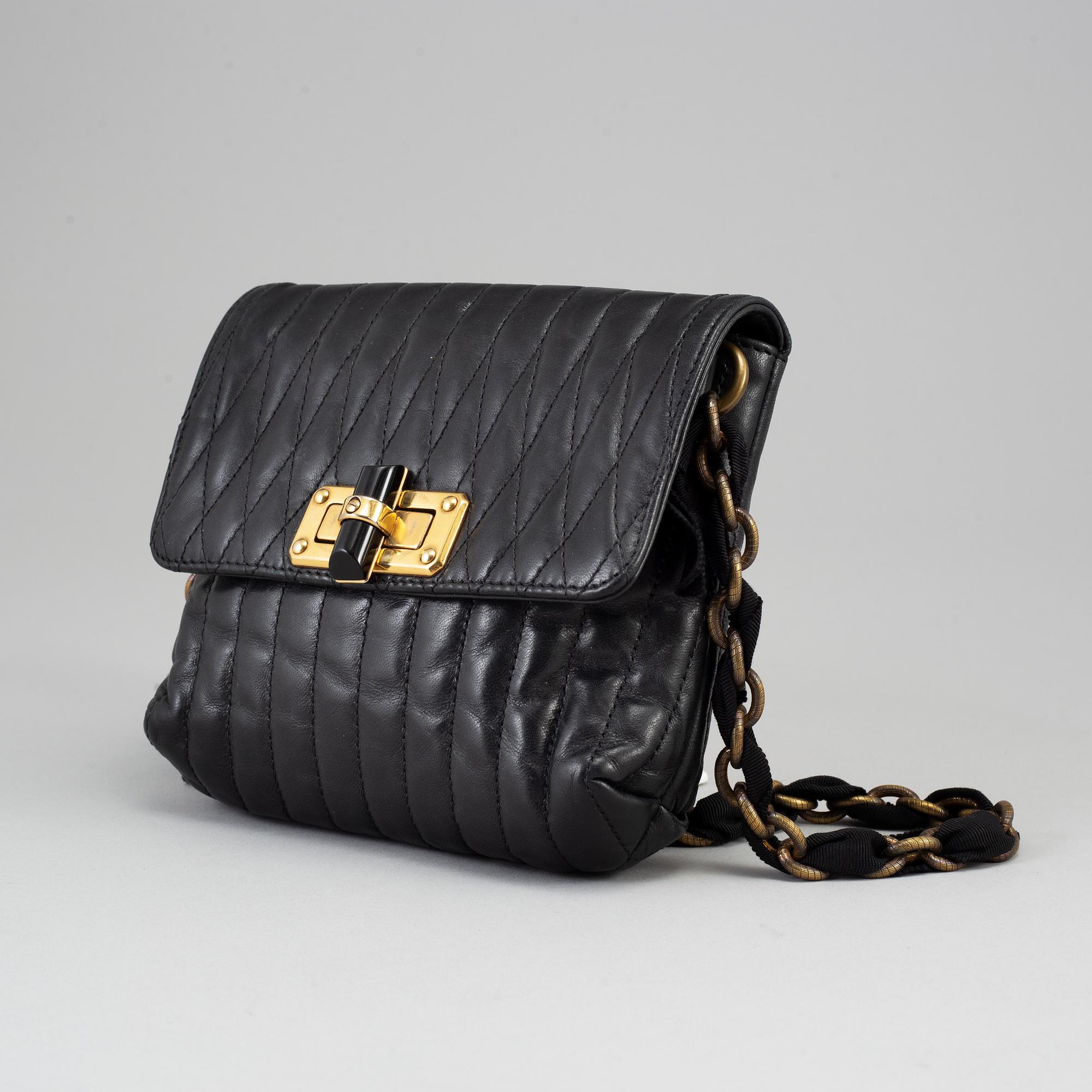 LANVIN a Happy Bag quilted leather hand bag. Bukowskis