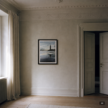 Peter Eugén, Twilight at the Stockholm City Hall.