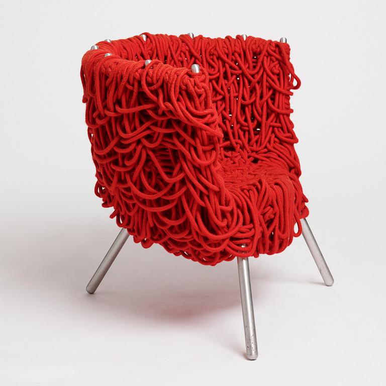 Fernando & Humberto Campana, a "Vermehla Chair", for Edra, Italy.