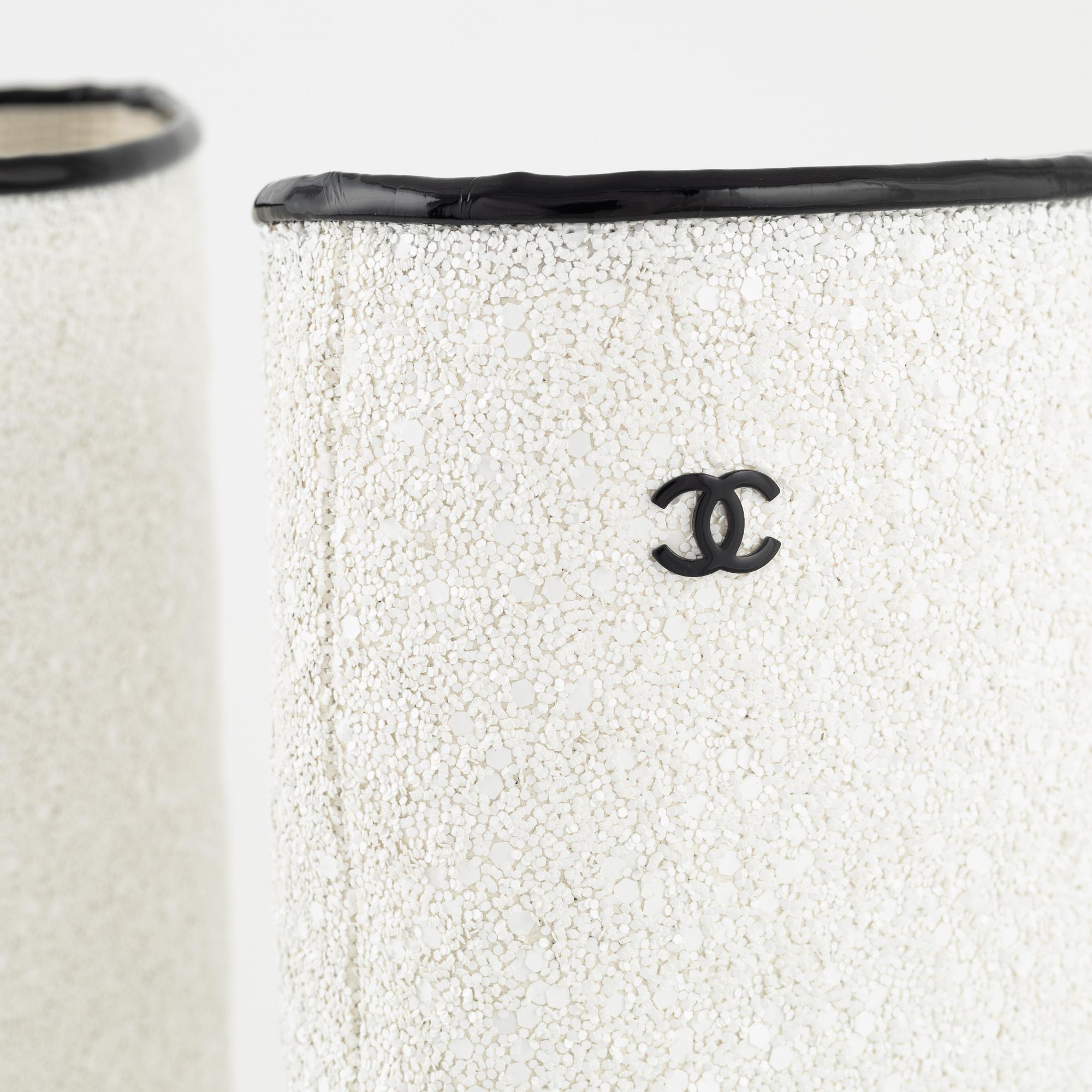 Chanel, a pair of sequin high boots, size 37.