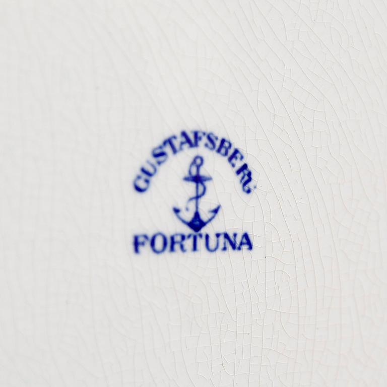 TVÄTTSERVIS, 5 del, porslin, "Fortuna", Kåge, Gustafsberg, tidigt 1900-tal.