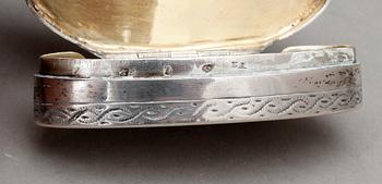 DOSOR, 2 st, silver, bland annat Petter Eneroth, Stockholm, 1801. Vikt ca 138g.