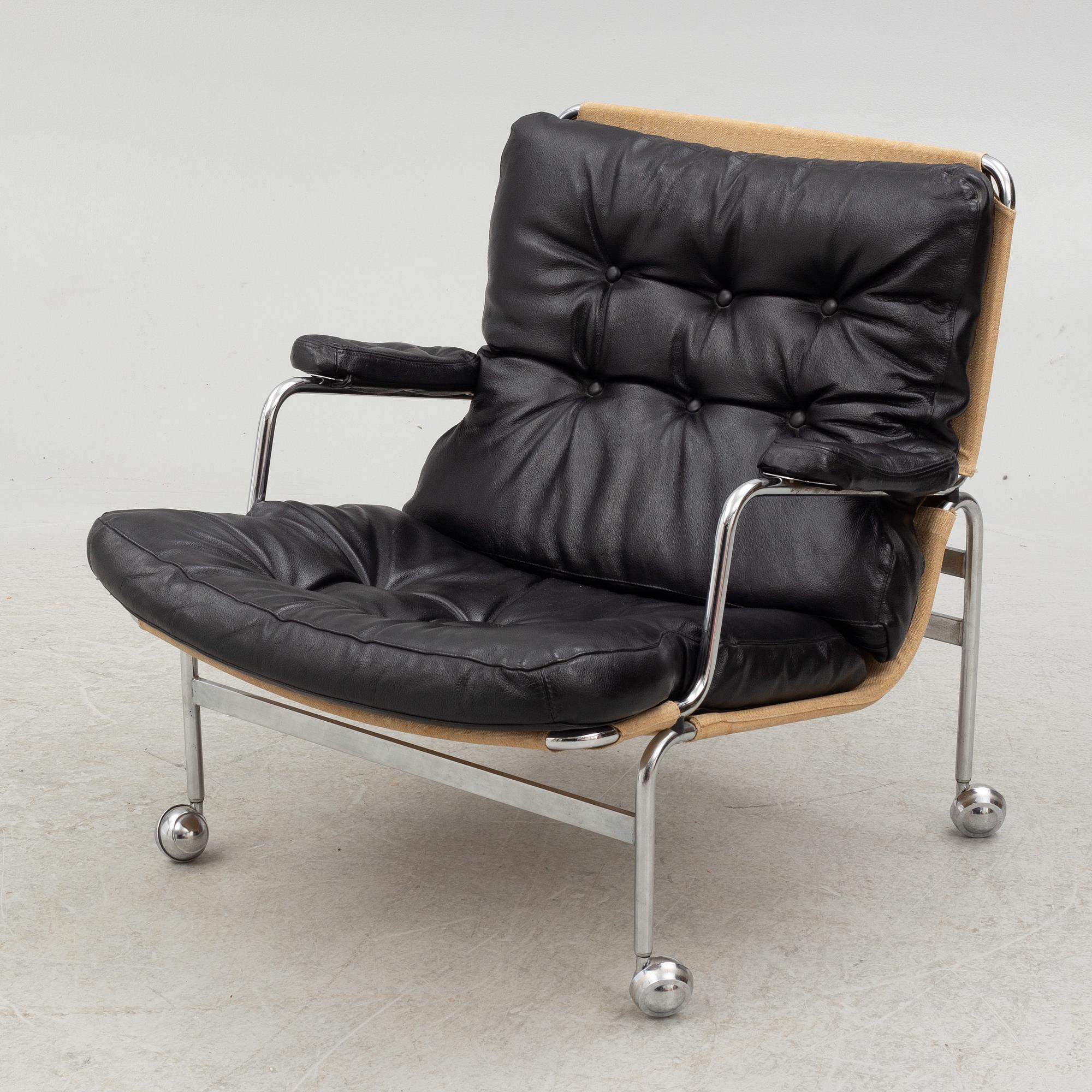 Bruno Mathsson, armchair, "Karin", Dux, late 20th century.