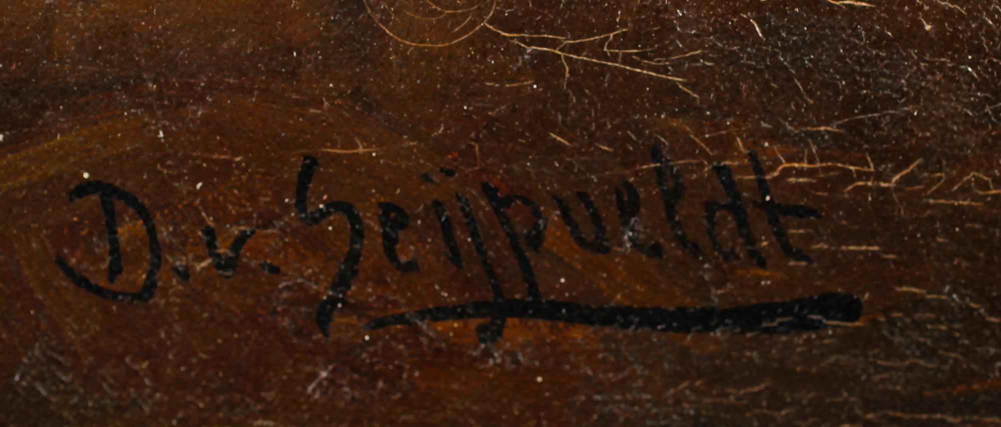 D V SEIJPVELDT, olja på duk, signerad.