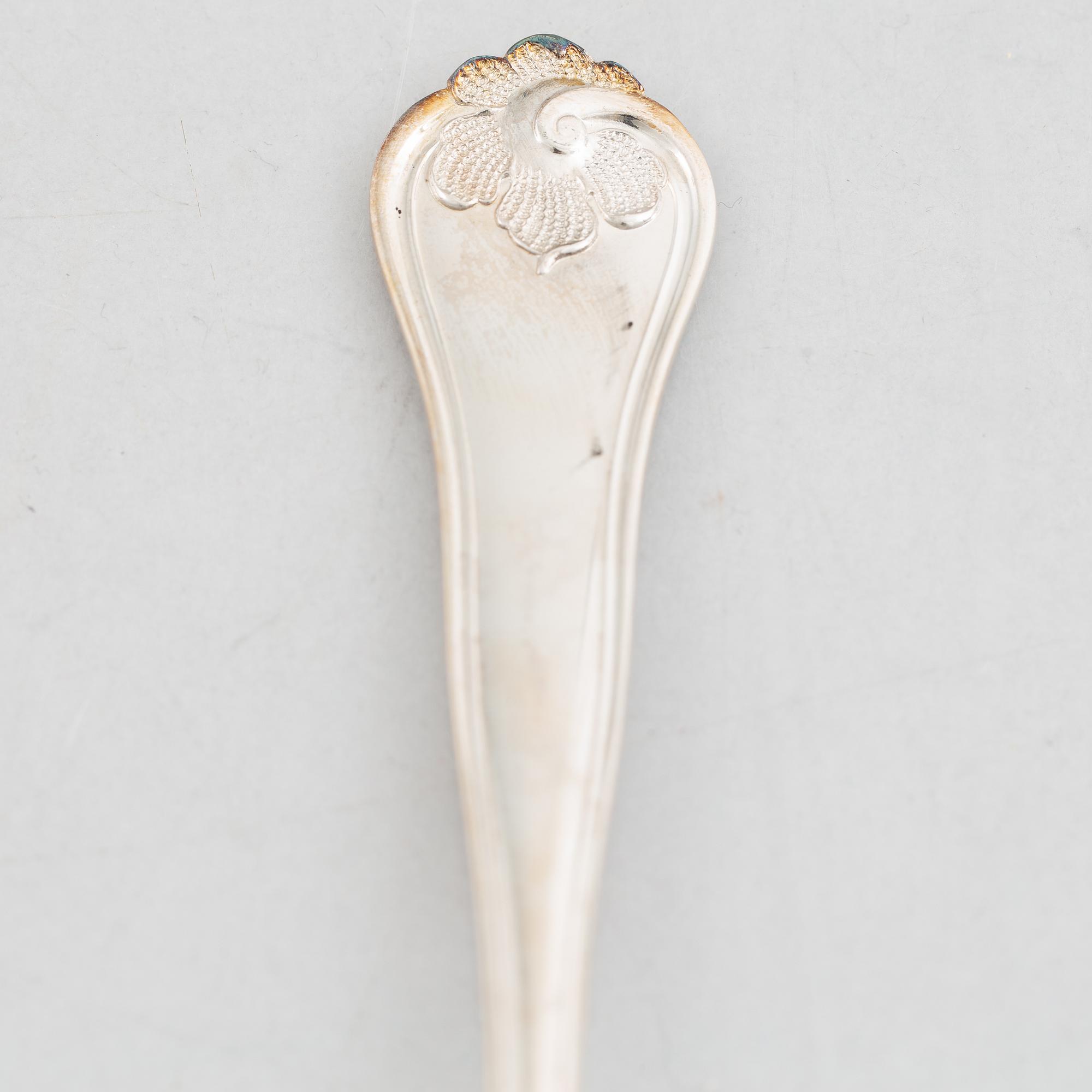 A 34-piece silver culery, model 'Saxon', Cohr, Denmark.