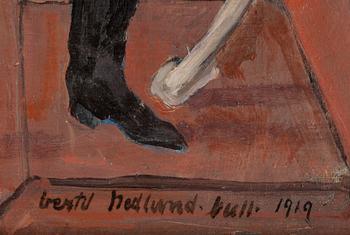 BERTIL BULL HEDLUND, olja på duk, signerad o daterad 1919.