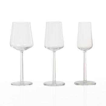 Alfredo Häberli, glasservis, 34 delar, "Essence", Iittala, Finland.