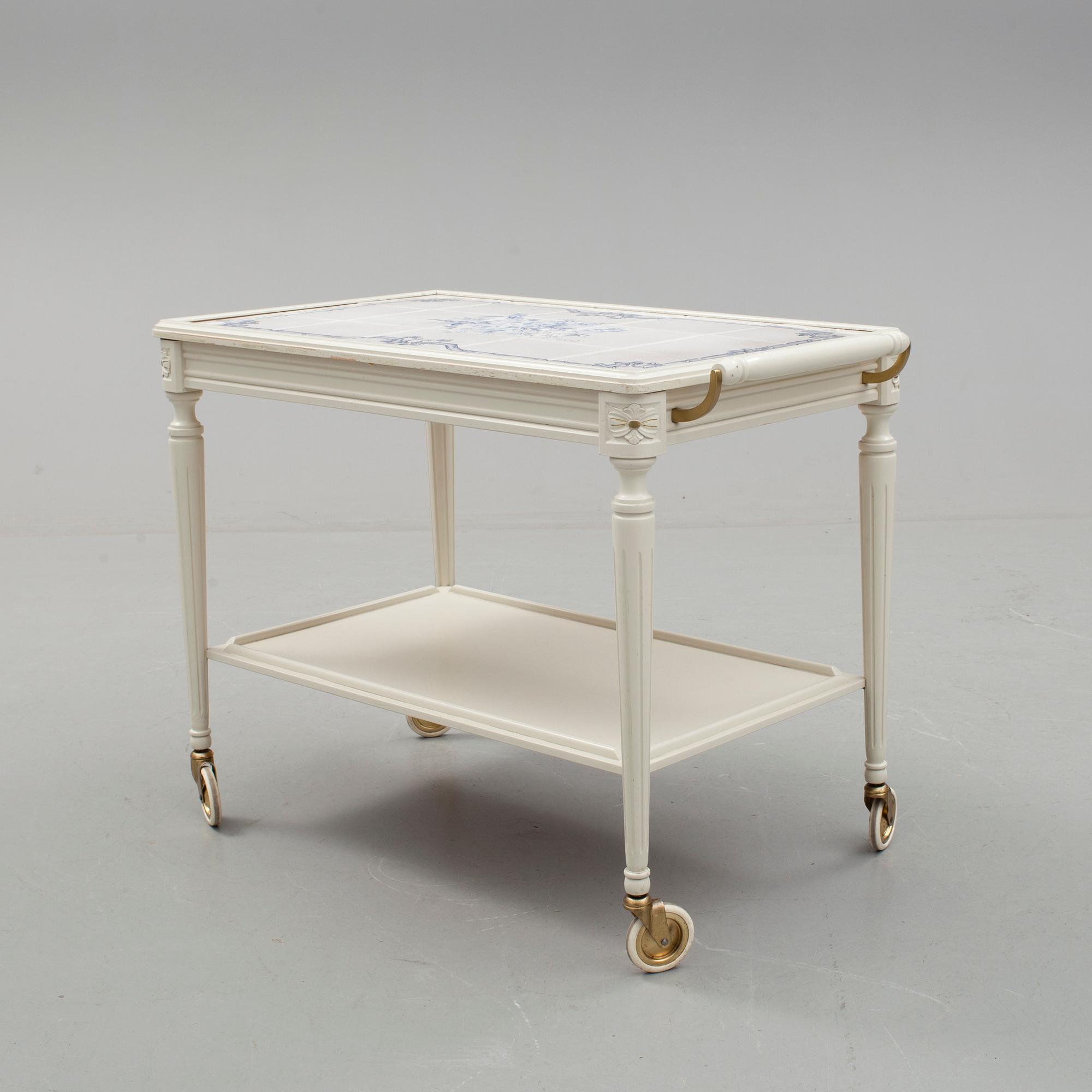 SERVERINGSVAGN, gustaviansk stil, 1900-talets andra hälft.