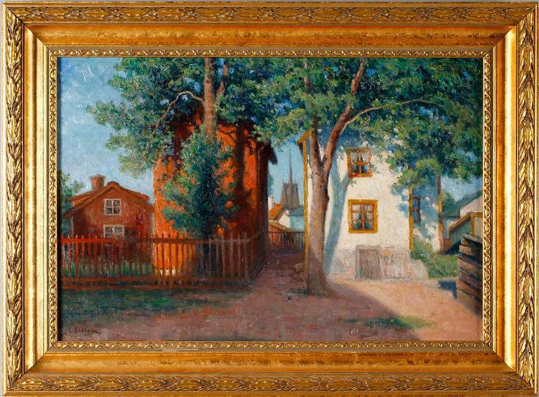 ELIAS ERDTMAN, olja på duk, signerad.