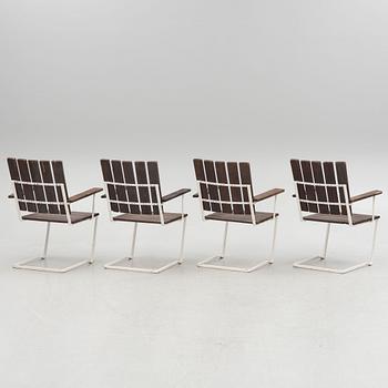 Garden chairs, 4 pcs, 20th century.