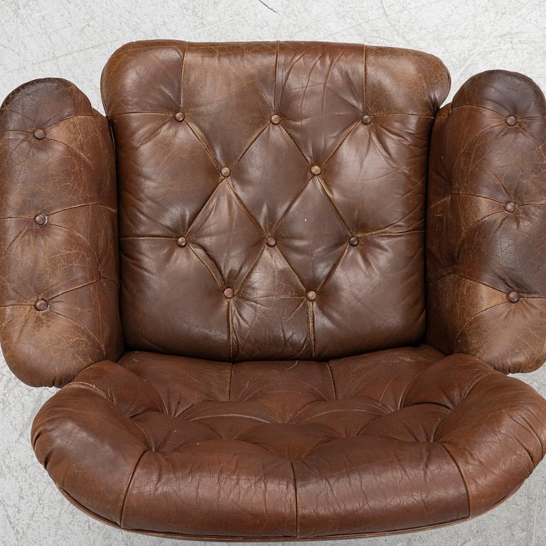 Armchairs, a pair, Göte Möbler, 1960s/70s.