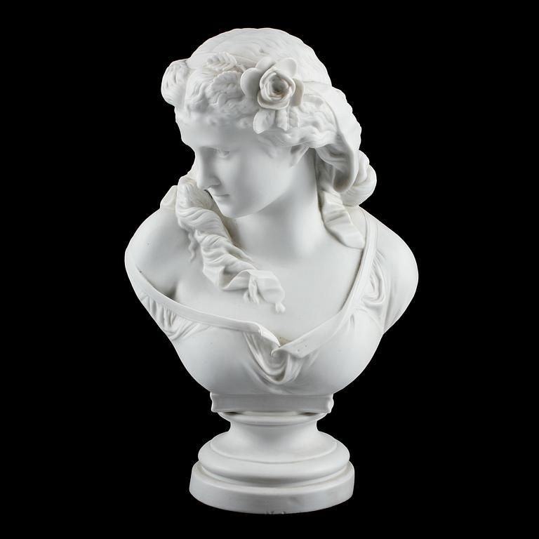 FIGURIN, parian, 1900-talets första hälft.