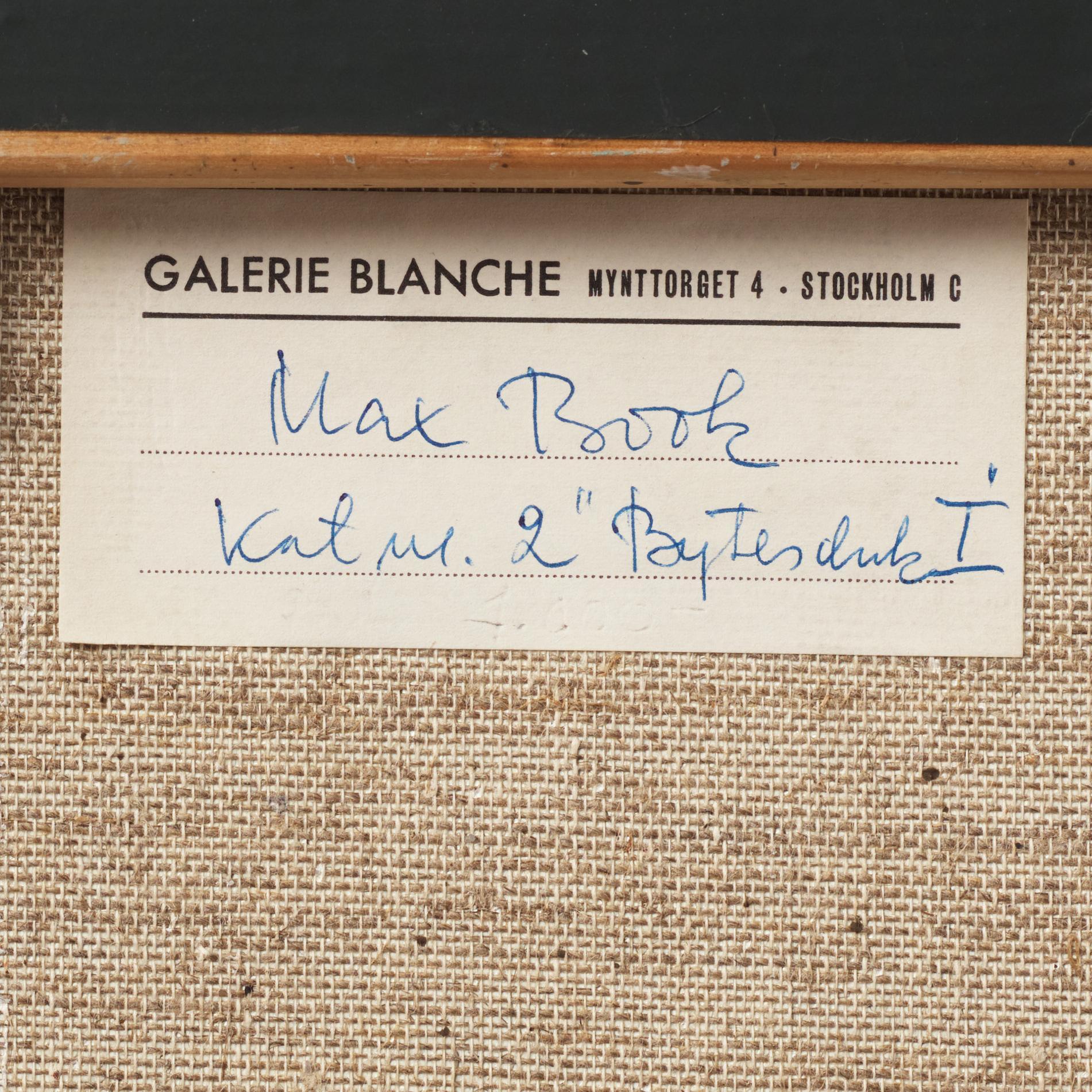 Max Mikael Book, "Bytesduk I".