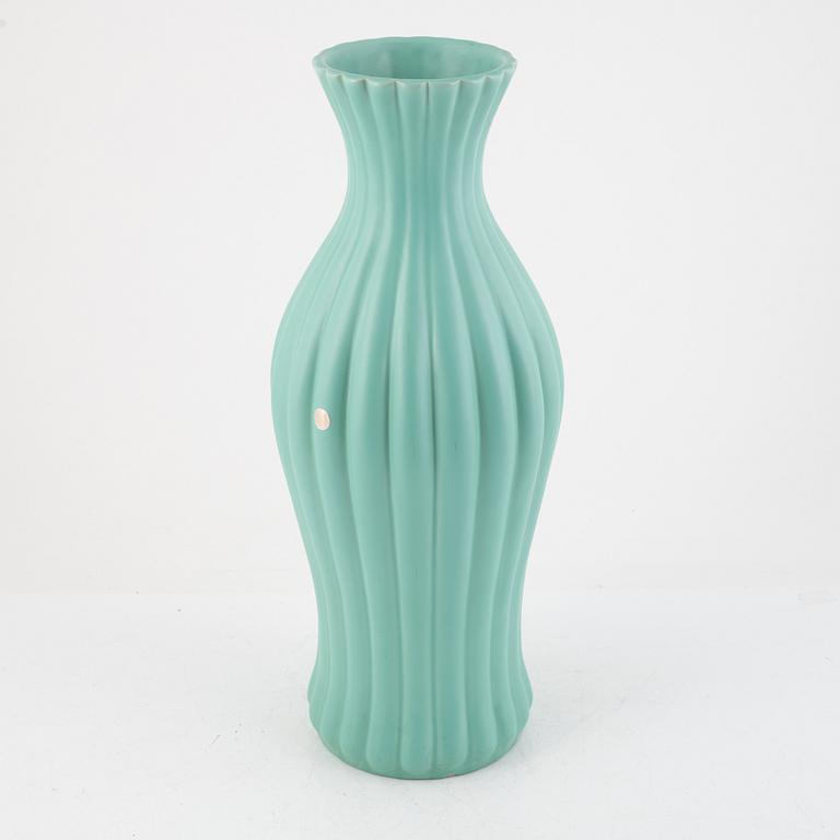 Ewald Dahlskog, floor vase, faience, Bo Fajans.