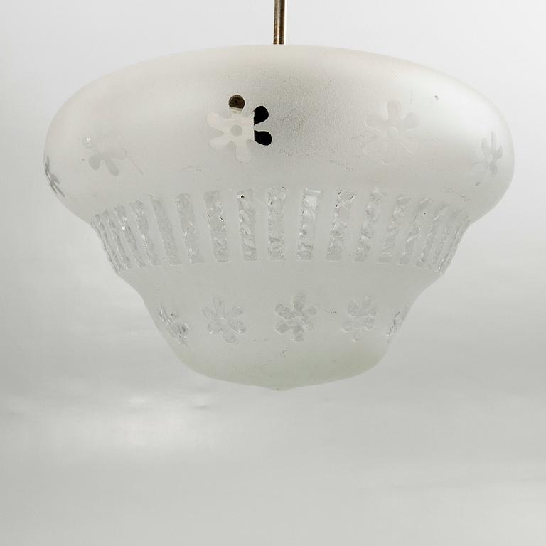 Ceiling lamp, mid-20th century.