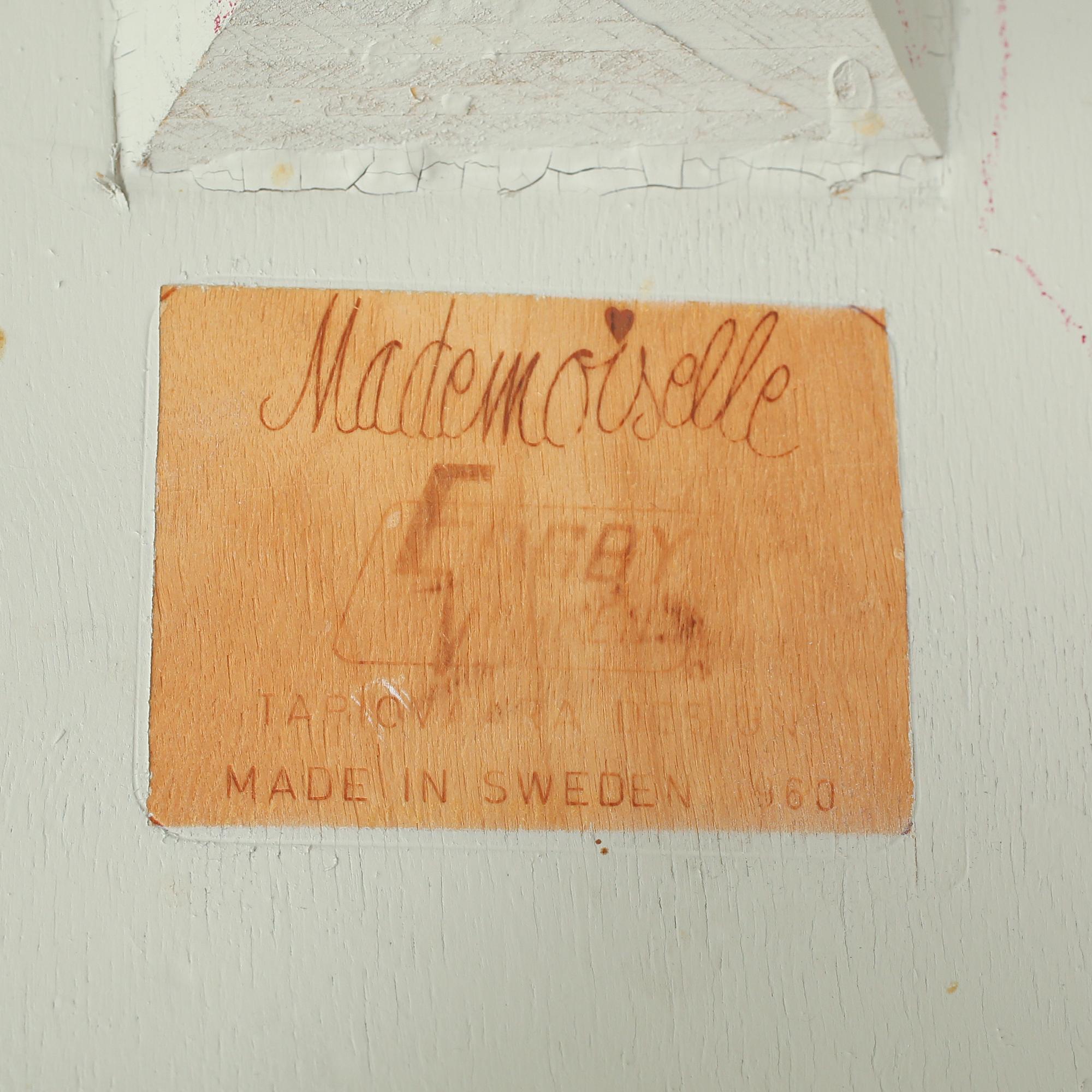 STOL, "Mademoiselle", Ilmari Tapiovaara, Edsbyverken, 1900-talets andra hälft.