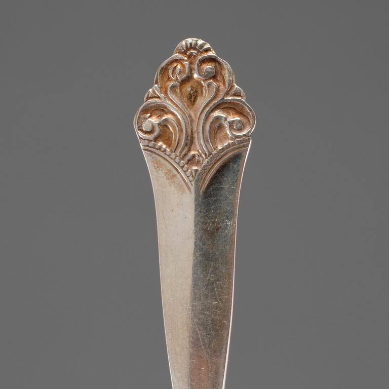 PARTI SILVER, 16 delar, 1900-tal. Vikt 349 gram.