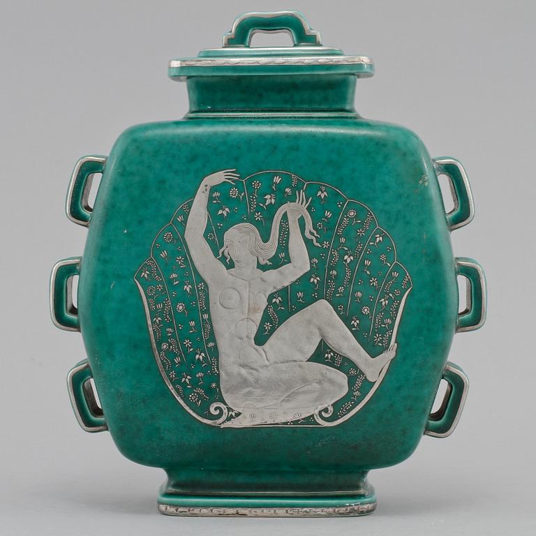LOCKURNA, stengods, "Argenta", Wilhelm Kåge, Gustavsberg, 1935.