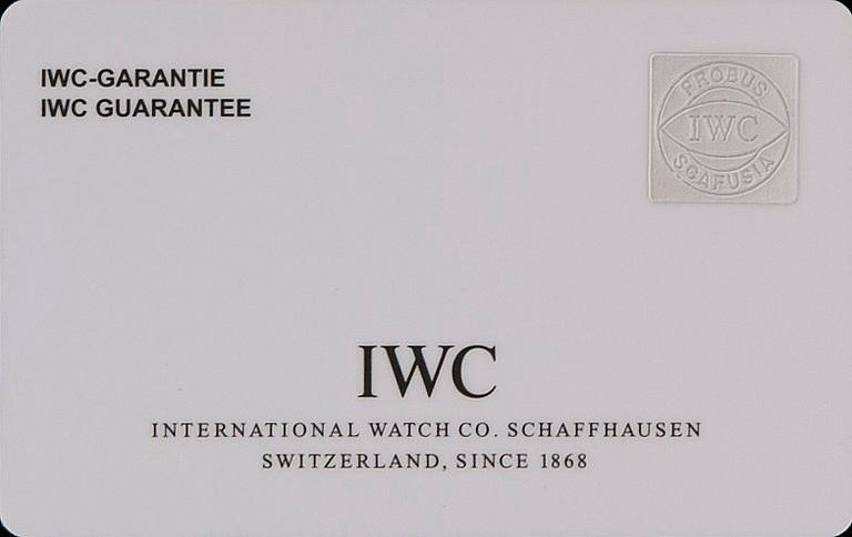 ARMBANDSUR, herr, stål, IWC Schauffhauser Mark XV Automatic 2005.