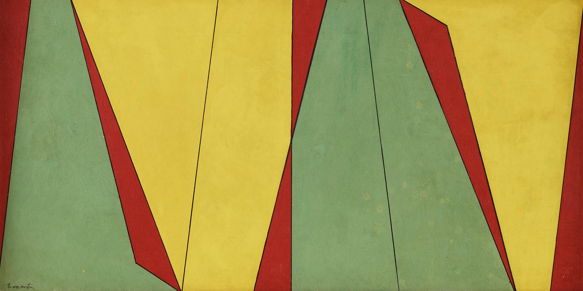 HARRY BOOSTRÖM, oil on panel, signed Booström, dated -54 on verso.