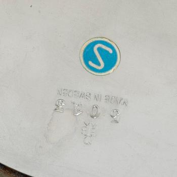 Einar Bäckströms Metallvarufabrik, a model 5013 table lamp, Swedish Modern, Sweden, 1940's.