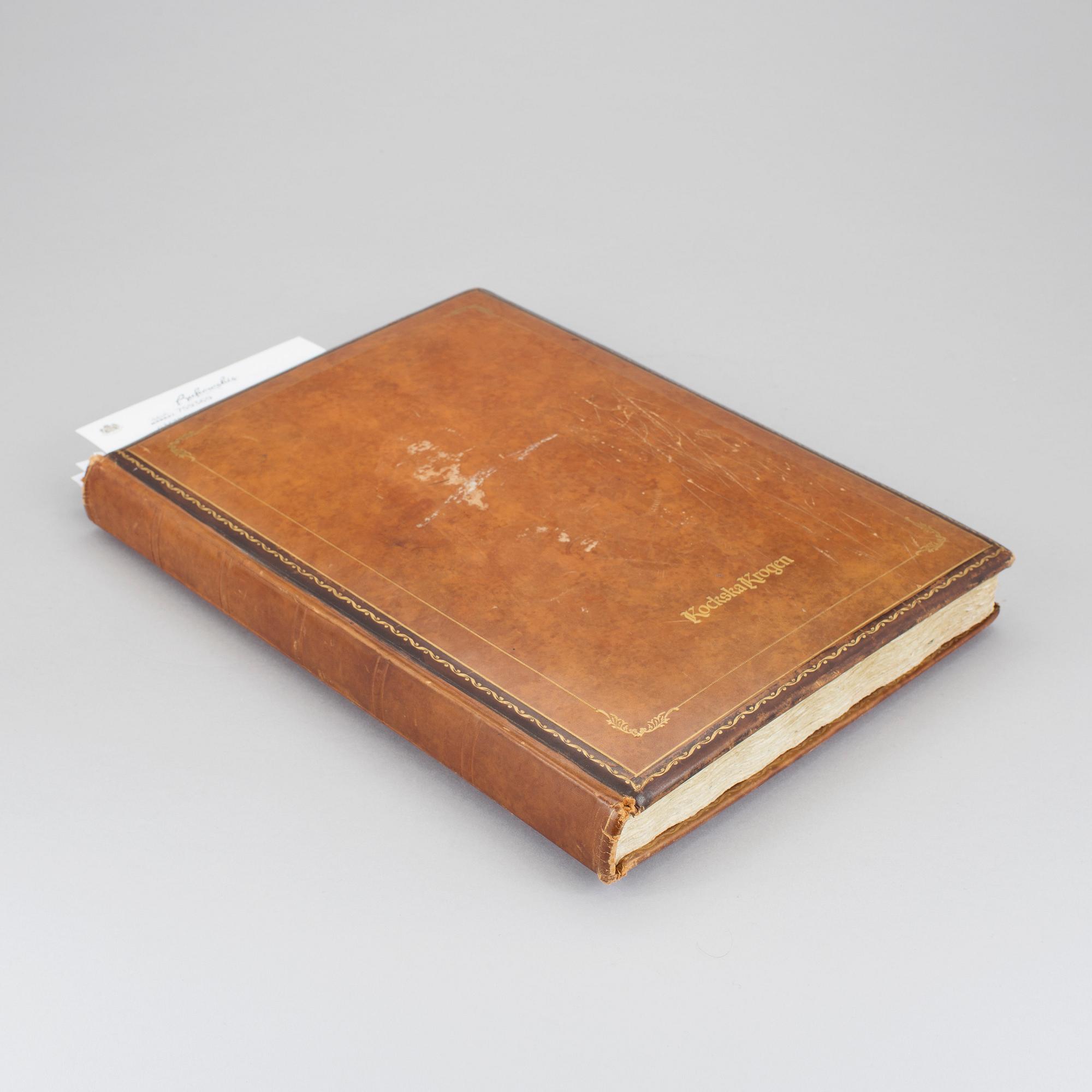 GÄSTBOK MED KÄNDISAUTOGRAFER, Kockska Krogen i Malmö, 1968-92.