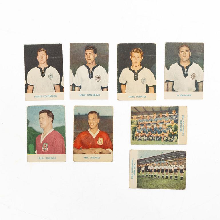 Samlar bilder, Alfabilder från fotbolls-VM 1958.