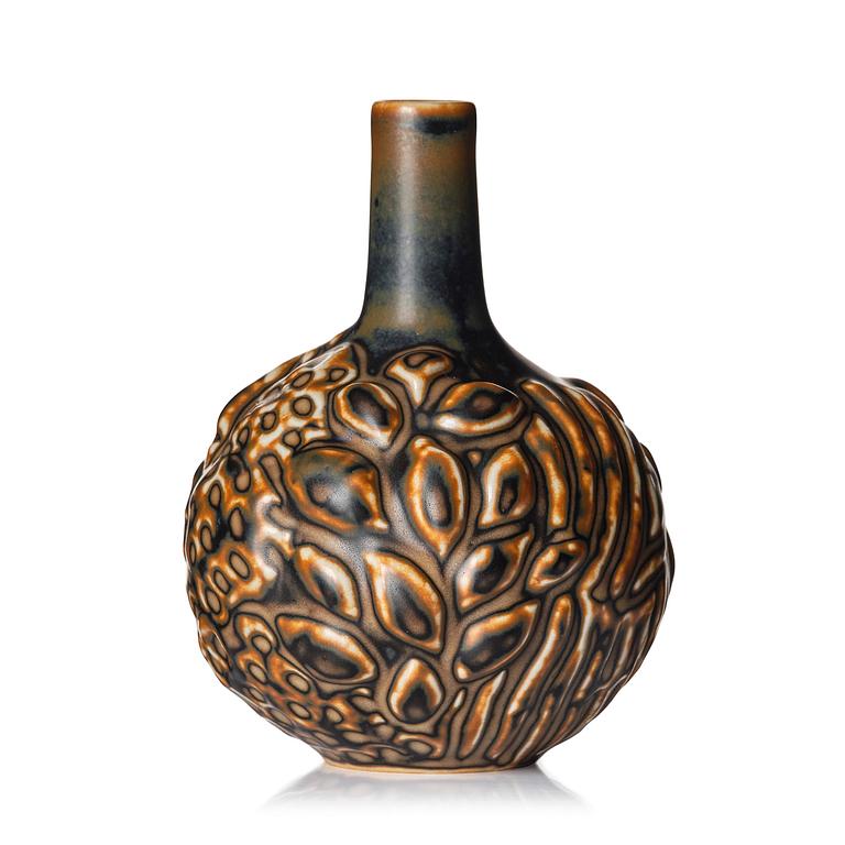 Axel Salto, a stoneware vase, Royal Copenhagen, Denmark 1958.
