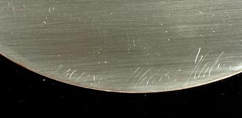 ALEXIUS HUBER, 2 st, aluminium, sign o numr.