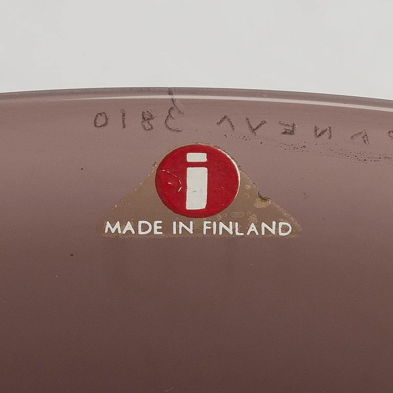 Timo Sarpaneva, skål, "Kardinalens hatt 3810", signerad Timo Sarpaneva 3810.