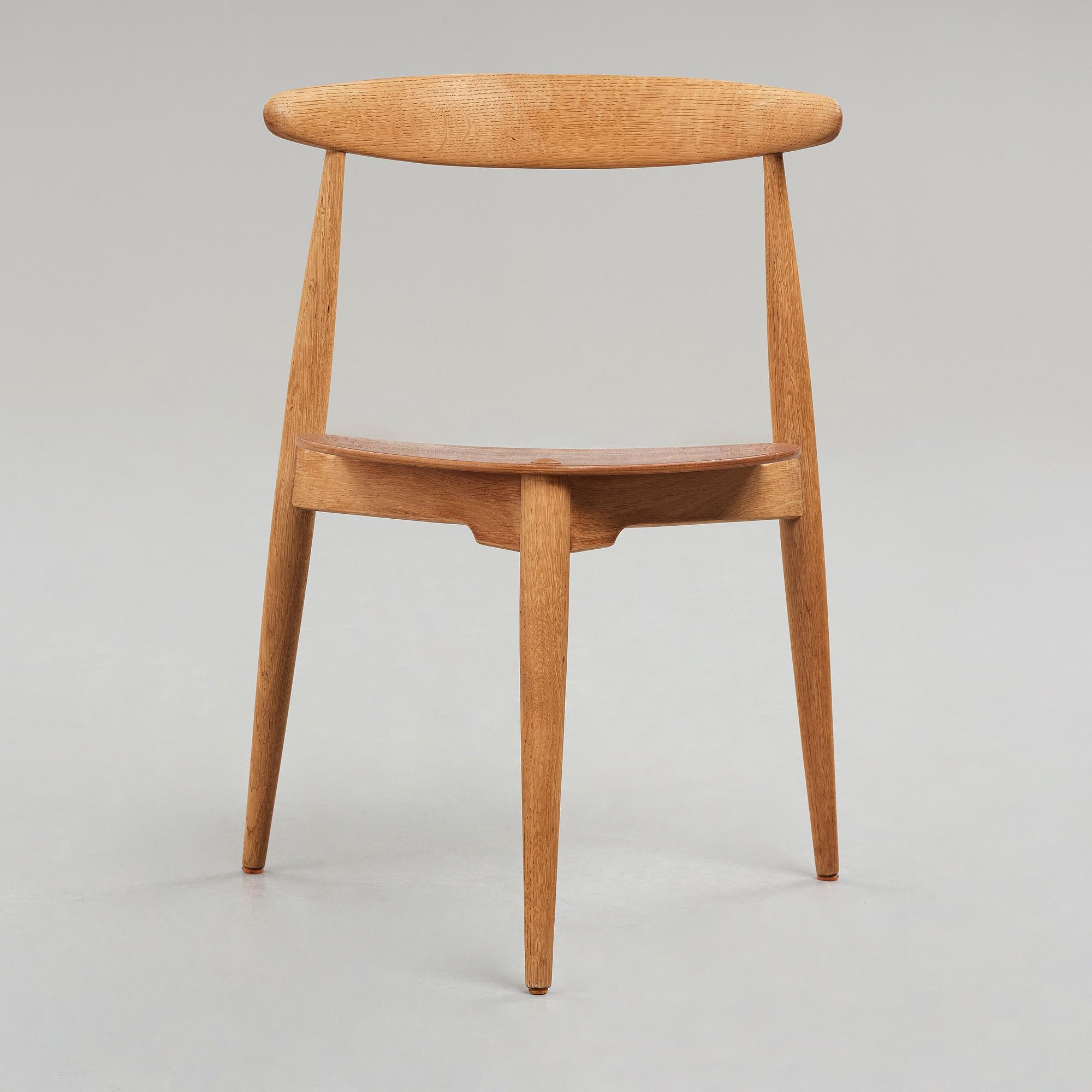 HANS J WEGNER, stol, "Hjertestolen", Fritz Hansen, Danmark 1950-tal.