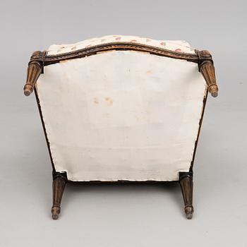 A French 18th Century Wingback Chair.