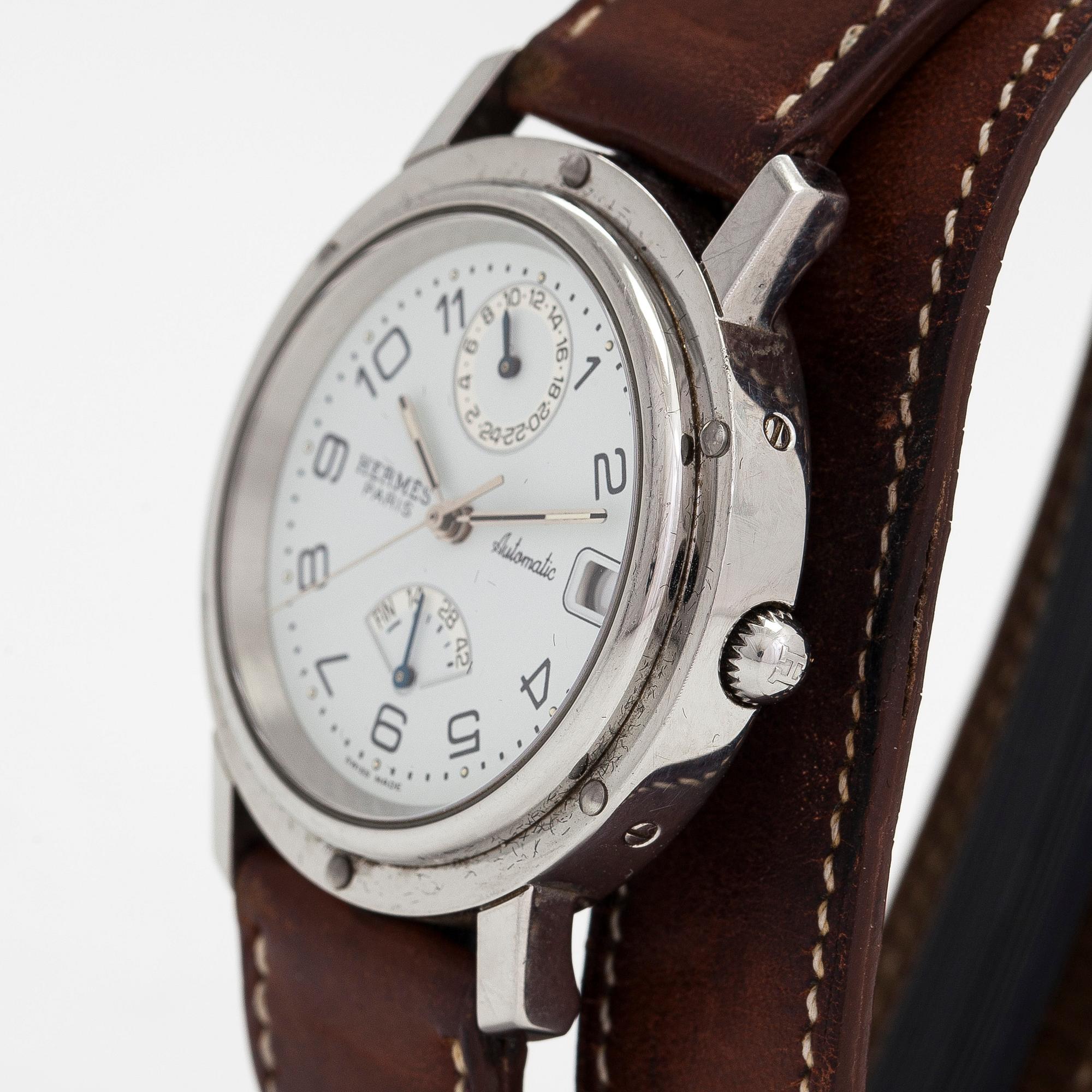 Hermès, Clipper Automatic, armbandsur, 36 mm.