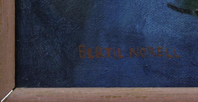 BERTIL NORELL, olja på duk, sign.