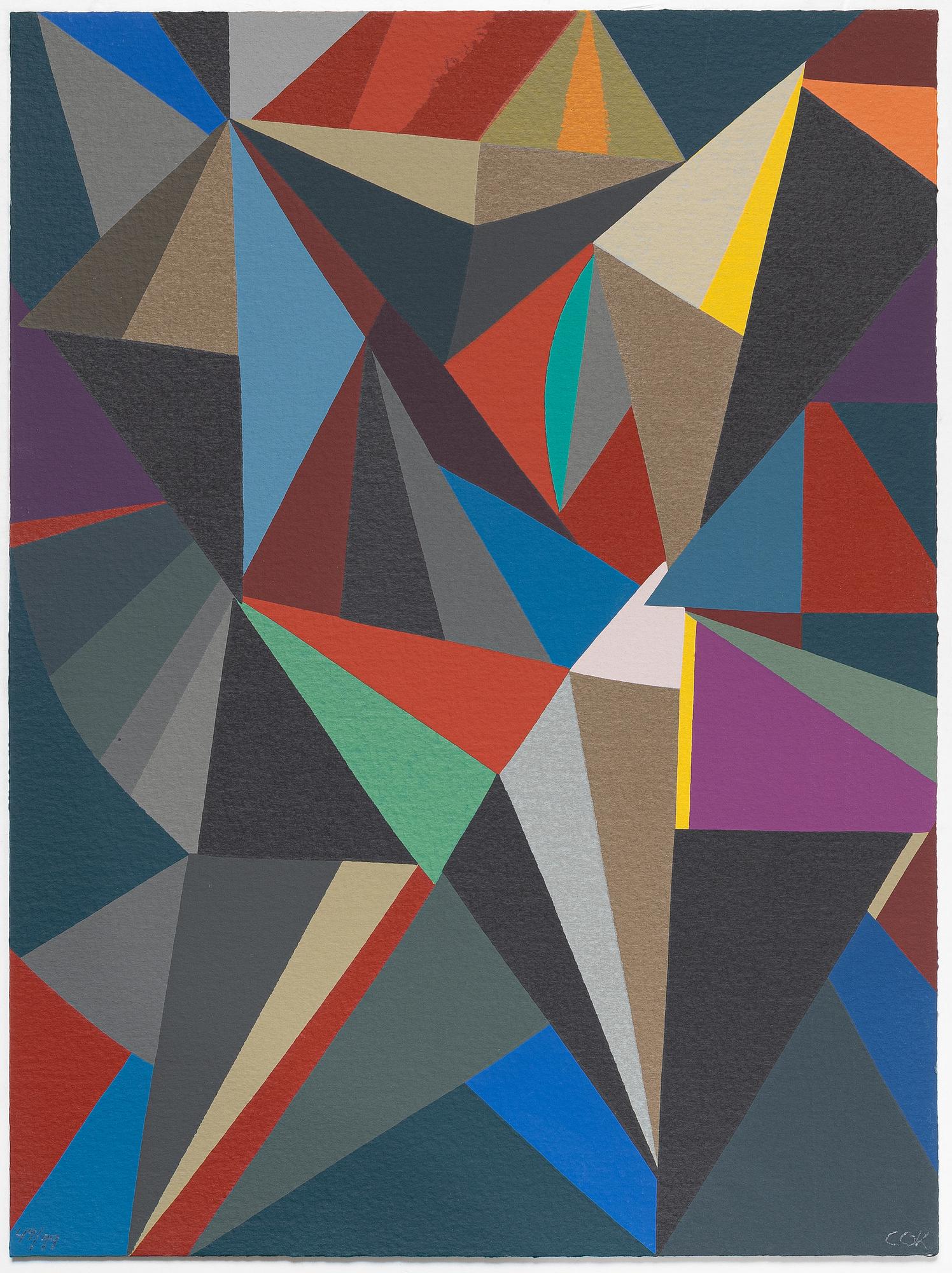 C Göran Karlsson, "Figurer", mapp med sex serigrafier.