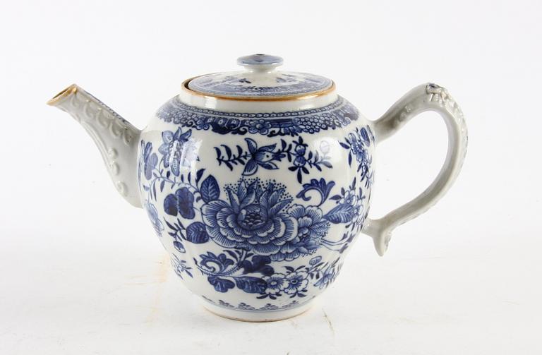 TEKANNA, porslin, Kina, 1800-tal.
