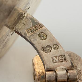 Lars Arby, fyra par manschettknappar, sterlingsilver och silver, Göteborg  bland annat 1964 och 1973.