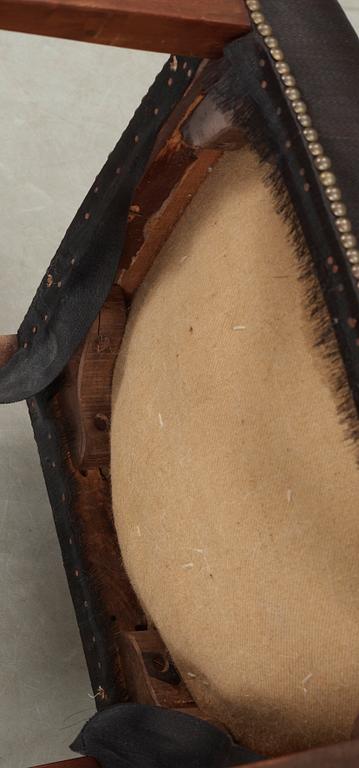 STOLAR, ett par, Sheratons art, England. 1800-tal.