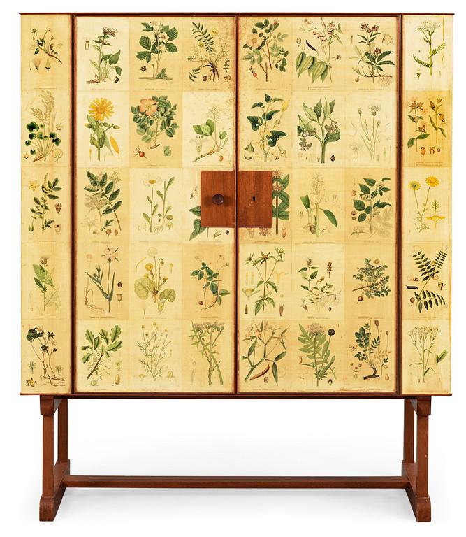 A Josef Frank 'Flora' cabinet, Svenskt Tenn, model 852.