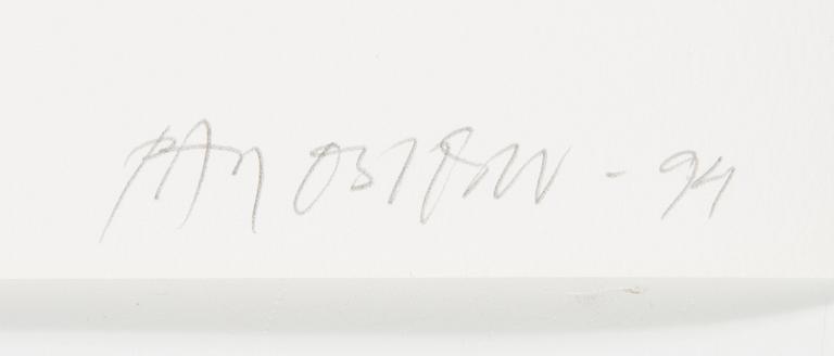Portfolio of ten serigraphs, signed and dated -94, numbered EA 14/50.