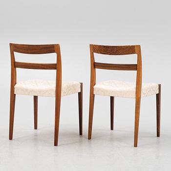 Nils Jonsson, matbord med 4 stolar. Troeds, 1960/70-tal.