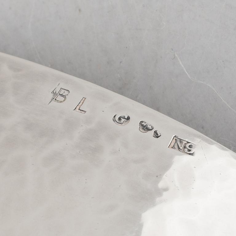 Two small bowls, silver, Stamped BL Gothenburg 1963.