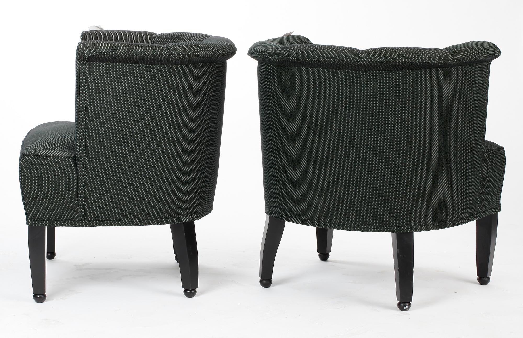 FÅTÖLJER, ett par, Josef Hoffmann, Wittmann, Österrike.