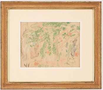 Carl Fredrik Hill, "Exotiskt landskap I" (Exotic landscape I).