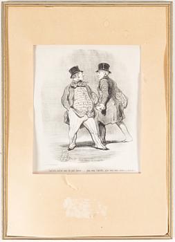 A set of four lithograph by HONORÉ DAUMIER.