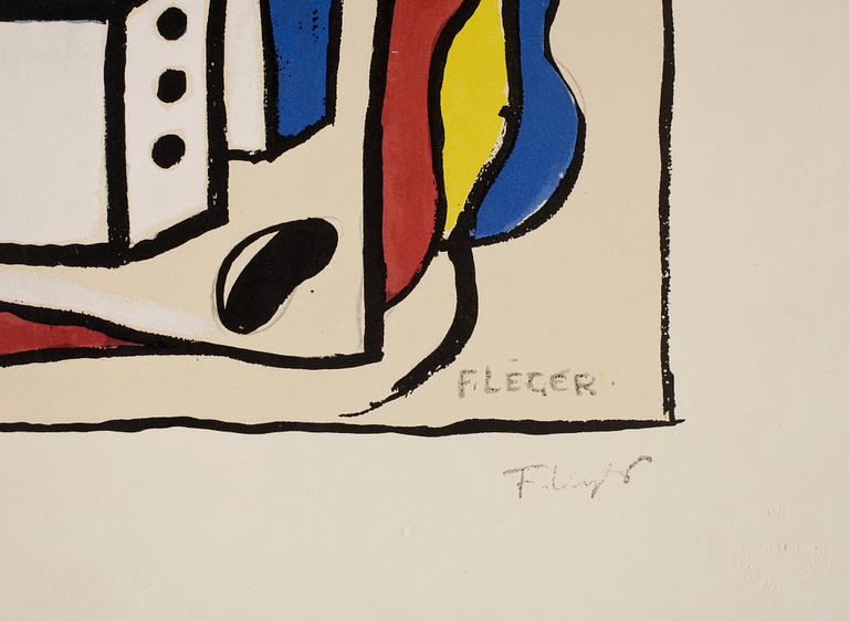 FERNAND LÉGER (efter), litografi, stämpelsign o numr 139/300.