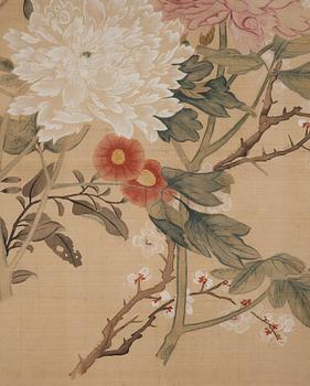 A Chinese painting, signed, early 20th Century.