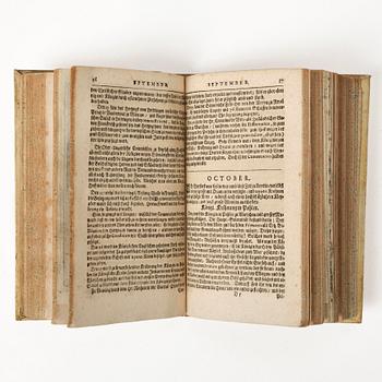 Rare periodical, with numerous engraved plates, 1690.